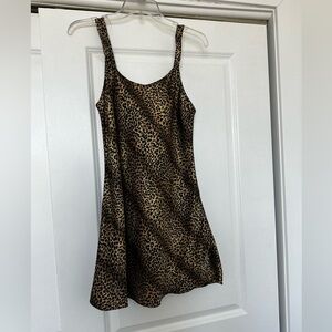 Vintage Leopard Slip Dress 🐆🤍
